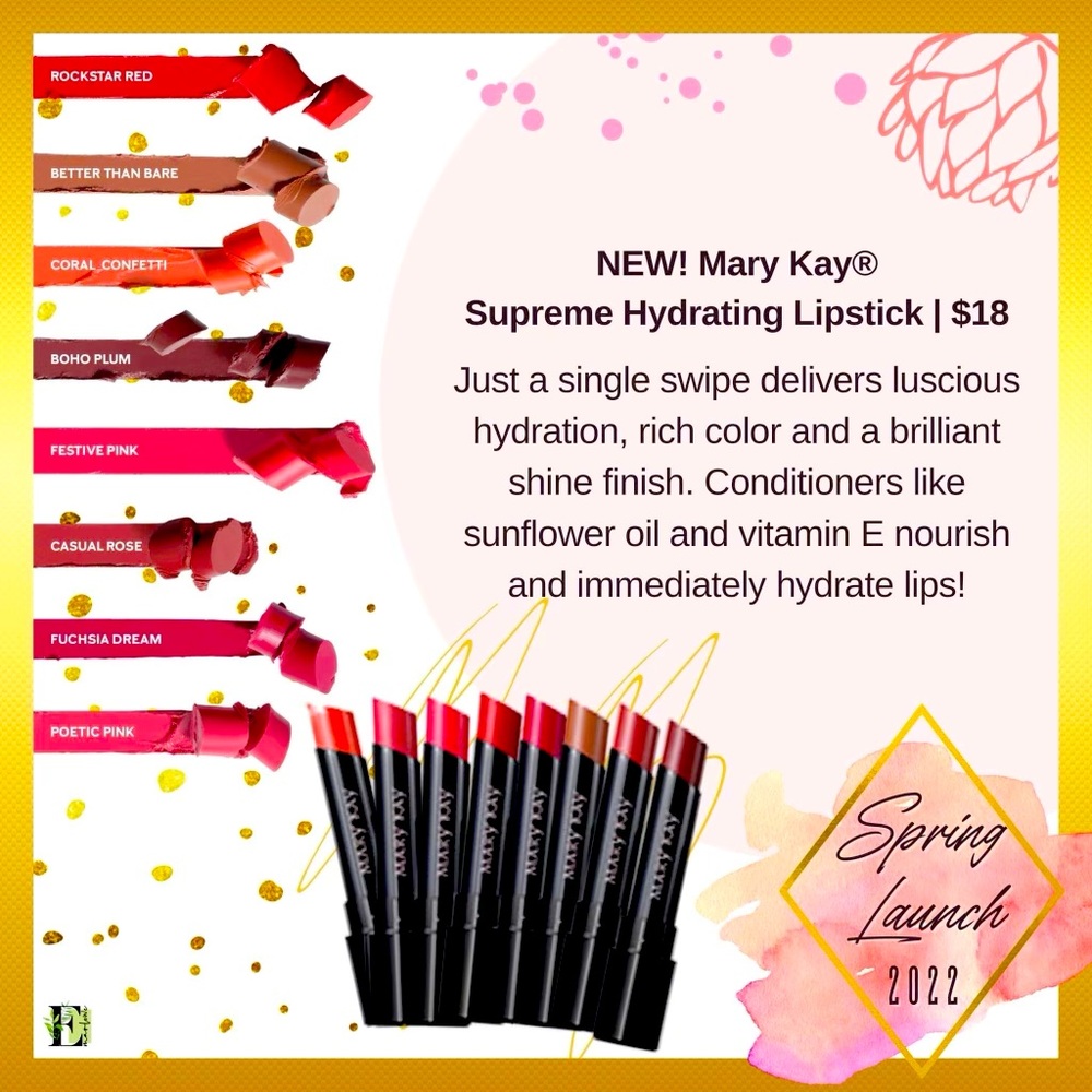 Hydrate lipstick-$18/ea. Comment color you want